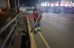 Avanza manteniendo urbano de Reynosa mediante trabajo nocturno del Municipio