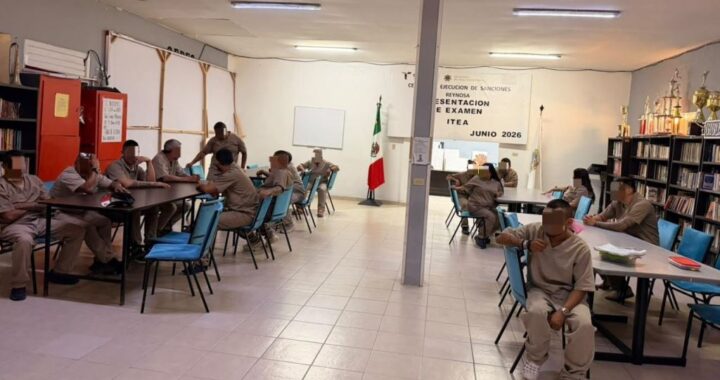 Presentan 28 PPLs exámenes de primaria y secundaria en CEDES Reynosa