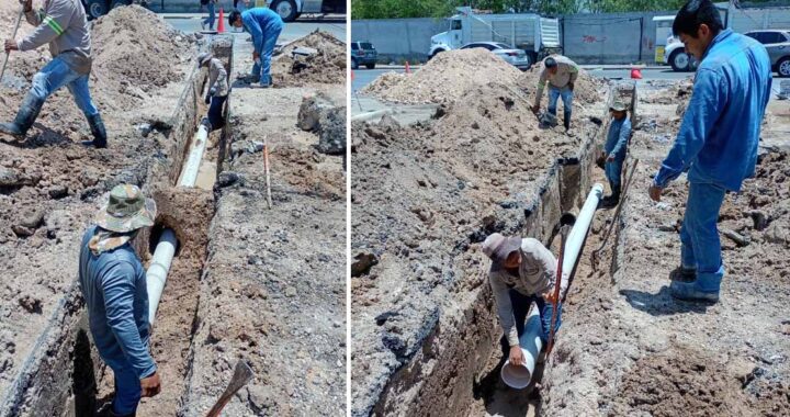 Inicia COMAPA rehabilitación de drenaje sanitario en Jarachina Sur