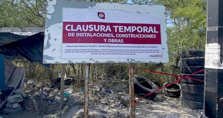Clausuran y aseguran predio con llantas en desuso en Reynosa