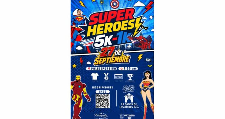 Apoya Gobierno de Reynosa la realización de la Carrera Super Héroes