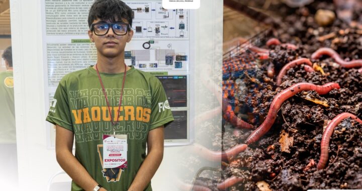 Estudiante de la UAT desarrolla prototipo con IA para optimizar la lombricultura a bajo costo