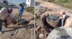 Mejora COMAPA funcionamiento de la red de drenaje sanitario en Residencial del Valle