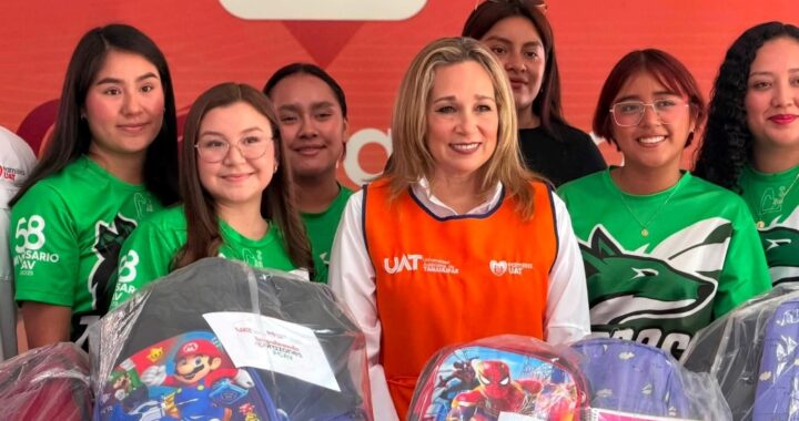 Concluye Familia UAT la colecta de útiles escolares “Impulsando Corazones 2026”
