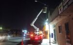 Rehabilitó Municipio líneas de alumbrado público en calle Pemex y en bulevar Puerta del Sol