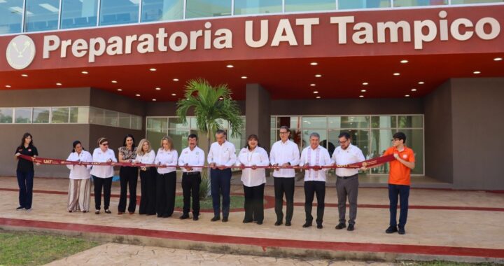 Reconoce Américo Villarreal calidad y pertinencia de la nueva Prepa UAT Tampico