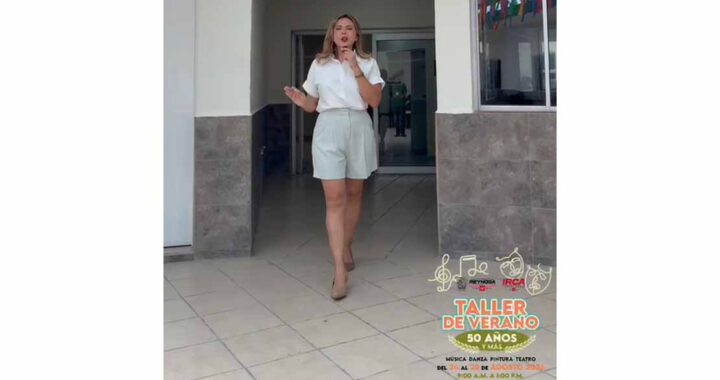 Invita El Gobierno de Reynosa a inscribirse al Taller de Verano «50 años y más»