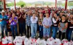 Entrega SEBIEN apoyos sociales en González