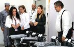 Refuerza Voluntariado de la SSPT apoyo social en los cinco CEDES con entrega de sillas de ruedas