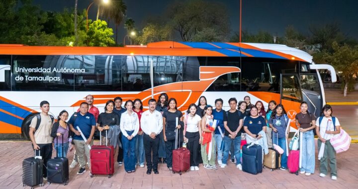 Brinda rector de la UAT emotiva despedida a talentos universitarios rumbo al Congreso Internacional Delfín 2026
