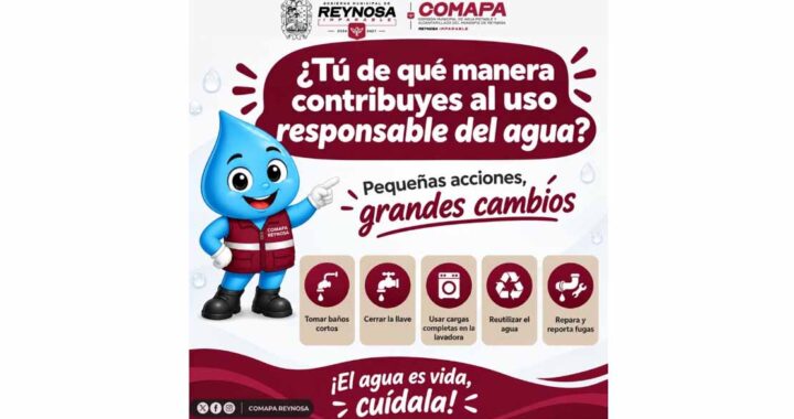 Promueve COMAPA el cuidado y uso responsable del agua