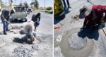 Instala COMAPA nuevos brocales en distintos sectores de la ciudad