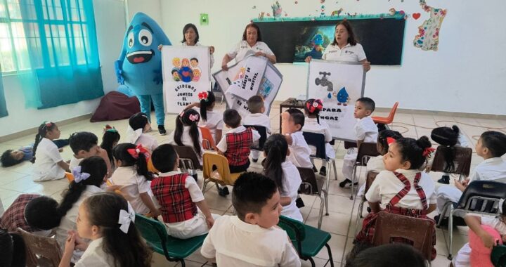 Lleva COMAPA mensaje sobre el cuidado del agua a escuelas de la ciudad