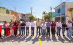Inauguró Carlos Peña Ortiz pavimentación hidráulica de calle Industriales en Lomas del Villar