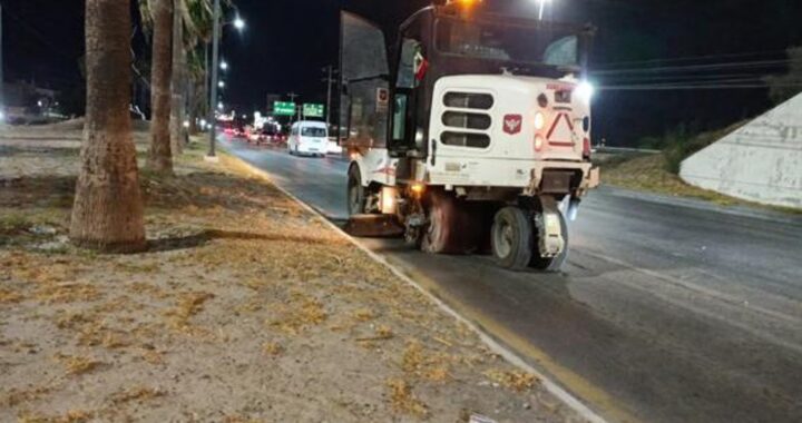 Mantiene Gobierno de Reynosa vías de comunicación limpias y seguras