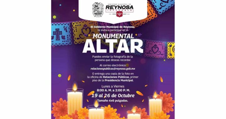 Invita Alcalde Carlos Peña Ortiz a participar en el Monumental Altar