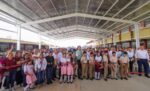 Inauguró Carlos Peña Ortiz techumbre en escuela secundaria 15 de Puerta Grande y anunció nuevo CBTIS