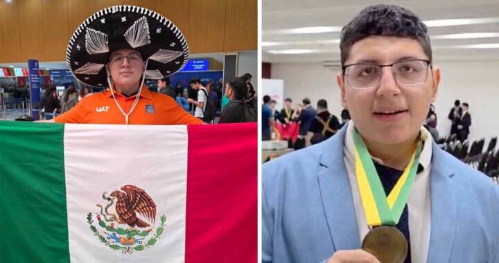 Alumno de la UAT gana medalla histórica en la Olimpiada Iberoamericana de Química