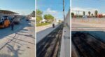 Aviso de cierre vial en la colonia Fundadores