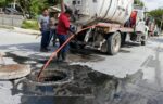 Realizó COMAPA sondeo de línea general en colonia Riberas de Rancho Grande