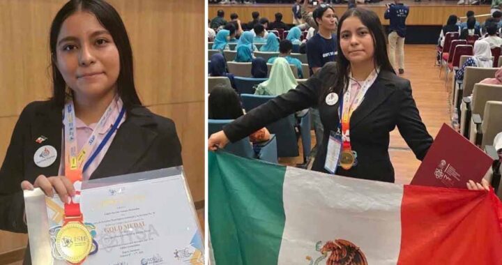 Conquista estudiante tamaulipeca medalla de oro en certamen internacional de ciencia y tecnología