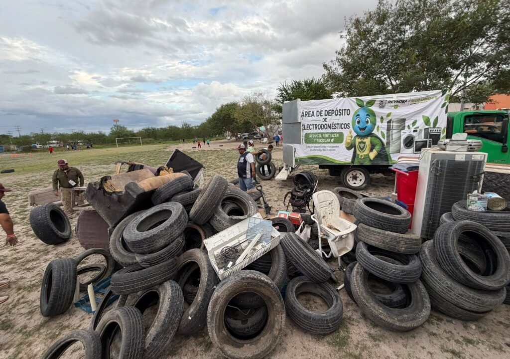 Recolectó Gobierno de Reynosa 8 toneladas de residuos en Giras Verdes en Valle Soleado