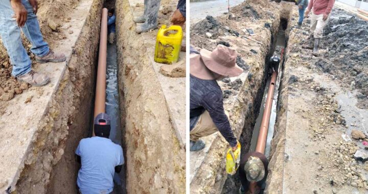Inició COMAPA rehabilitación de drenaje sanitario en la colonia Las Cumbres