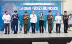 Clausura Secretario General de Gobierno exposición militar La Gran Fuerza de México en Tampico